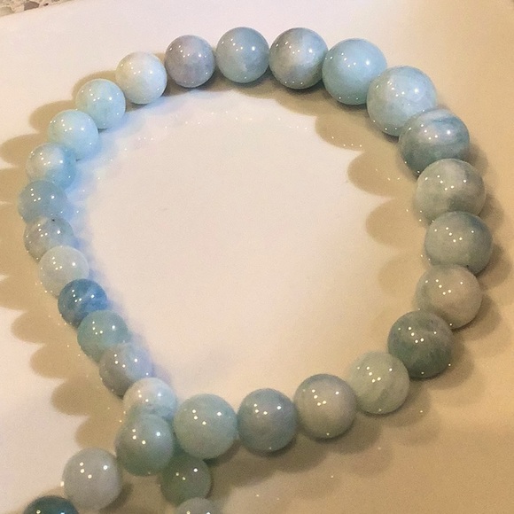 Jay King Sterling Silver Aquamarine Beaded Necklace With Extension Clasp! - Picture 3 of 11